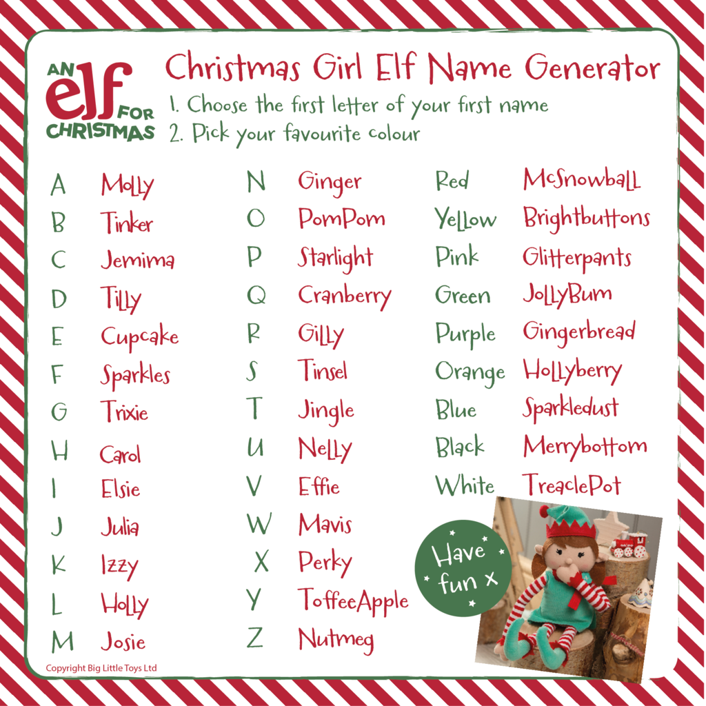 Random elf names